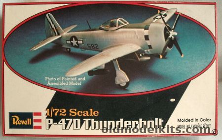 Revell 1/72 Republic P-47D Thunderbolt, H48 plastic model kit